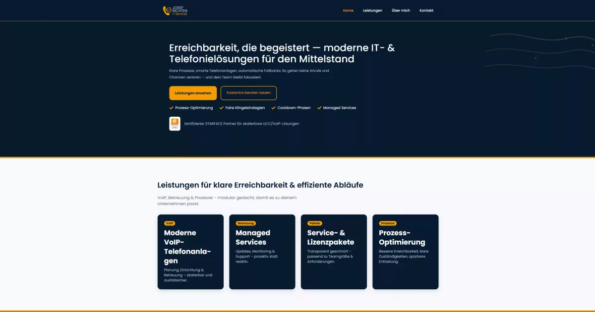 it-mit-richter.de – Landingpage